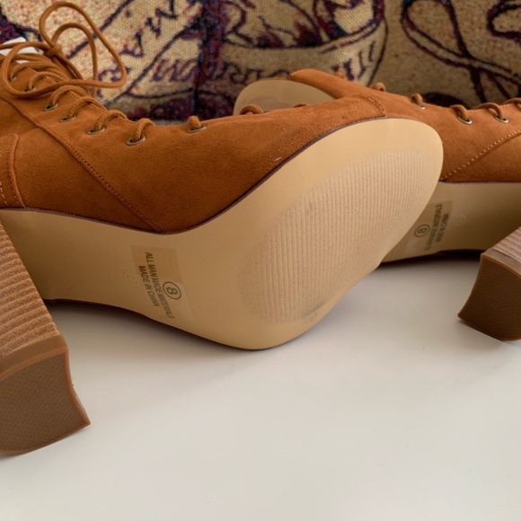 Lulu’s | NWOT Lace Up Boots - Picture 4 of 4